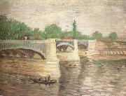 Vincent Van Gogh The Seine with the Pont de la Grande Jatte (nn04) USA oil painting reproduction